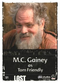 2010 Rittenhouse Lost Archives #51 M.C. Gainey as Tom Friendly Back