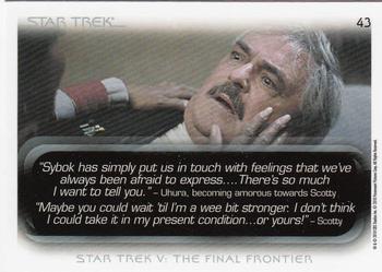 2010 Rittenhouse The Quotable Star Trek Movies #43 James T. Kirk / Scotty Back