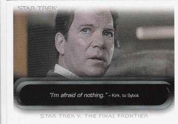 2010 Rittenhouse The Quotable Star Trek Movies #43 James T. Kirk / Scotty Front