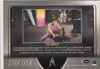 2011 Rittenhouse Star Trek: Remastered Original Series #63 The Empath Back