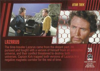 2013 Rittenhouse Star Trek The Original Series Heroes and Villains #35 Lazarus Back
