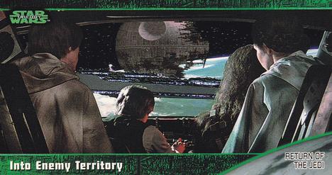 1997 Topps Widevision Star Wars Trilogy (Retail) #60 Into Enemy Territory Front