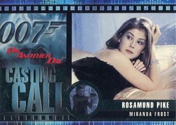 2002 Rittenhouse James Bond Die Another Day - Casting Call #C4 Rosamund Pike Front