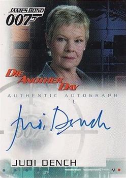 2002 Rittenhouse James Bond Die Another Day - Autographs #A2 Judi Dench Front