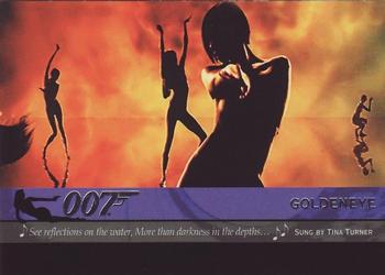 2004 Rittenhouse The Quotable James Bond - The Quotable Theme Songs #T5 GoldenEye / On Her Majesty's Secret Service Front