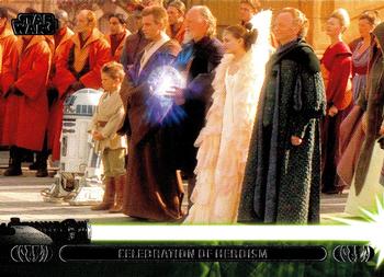 2013 Topps Star Wars: Jedi Legacy #15A Celebration of Heroism / Naboo ceremony Front