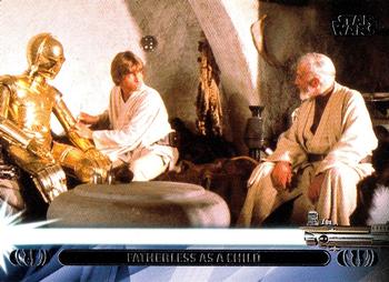2013 Topps Star Wars: Jedi Legacy #2L Fatherless as a child / Didn't know the truth about his Father Front