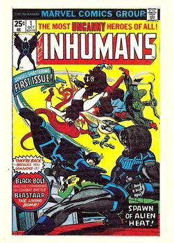 1984 FTCC Marvel Superheroes First Issue Covers #35 The Inhumans Front