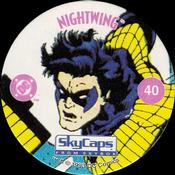 1993 SkyBox Skycaps DC Comics #40 Nightwing Front
