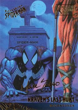 1995 Fleer Ultra Spider-Man - Gold Foil Signature Series #89 Kraven's Last Hunt Front