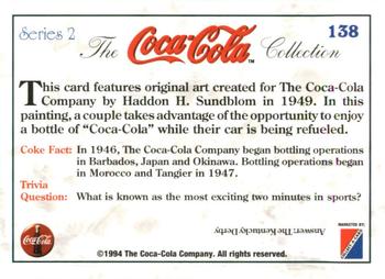 1994 Collect-A-Card Coca-Cola Collection Series 2 #138 H. Sundblom - 1949 Back