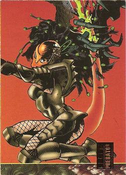 1995 Topps Aliens Predator Universe #69 Aliens vs. Predator Front