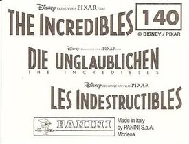 2004 Panini The Incredibles Stickers #140 (no text) Back