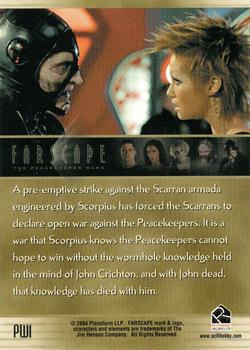 2004 Rittenhouse Farscape Through the Wormhole - Farscape: Peacekeeper Wars #PW1 A pre-emptive strike against the Scarran armad Back