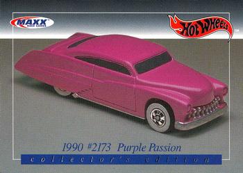 1993 Maxx Hot Wheels 25th Anniversary #23 1990 Purple Passion Front