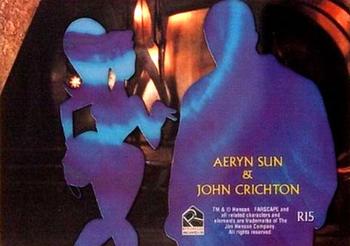 2002 Rittenhouse Farscape Season 3 - Revenging Angel Animation Cels #R15 Aeryn Sun / John Crichton Back