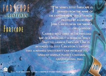 2000 Rittenhouse Farscape Season 1 - Motion #PM1 Farscape in Motion Back