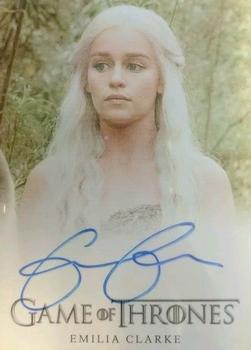 2013 Rittenhouse Game of Thrones Season 2 - Autographs Full Bleed #NNO Emilia Clarke Front