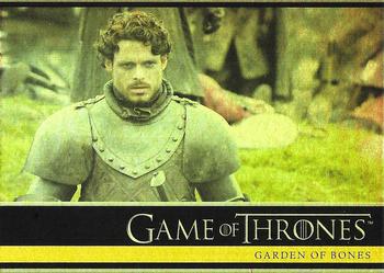 2013 Rittenhouse Game of Thrones Season 2 - Foil Holo #10 Robb Stark's direwolf, Grey Wind, leads the northern... Front