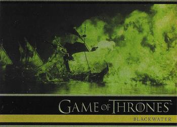 2013 Rittenhouse Game of Thrones Season 2 - Foil Holo #26 When Stannis' fleet comes into sight, Tyrion sends... Front