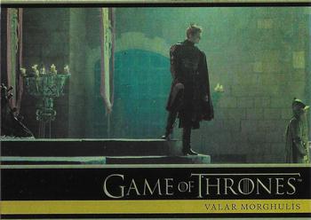 2013 Rittenhouse Game of Thrones Season 2 - Foil Holo #28 Joffrey names Lord Tywin Lannister his new Hand. Front