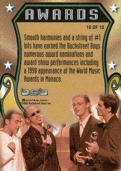2000 Winterland Backstreet Boys Black and Blue #10 World Music Awards - Monaco Back