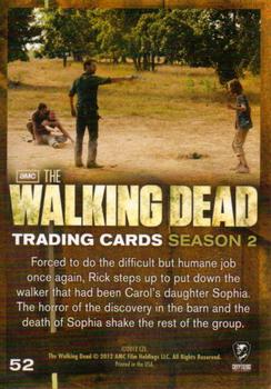 2012 Cryptozoic Walking Dead Season 2 #52 A Mother's Cry Back