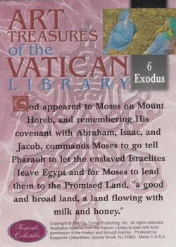 1997 Keepsake Collectibles Art Treasures of the Vatican #6 Mount Horeb Back