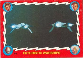 1979 Topps Buck Rogers #80 Futuristic Warships Front