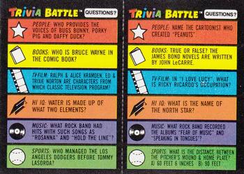 1984 Topps Trivia Battle Game #247 / 248 Card 247 / Card 248 Front