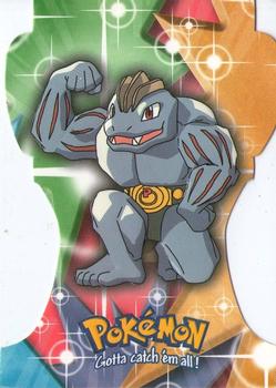 2000 Topps Pokemon TV Animation Edition Series 3 - Die Cut #EVO11 Machoke Front