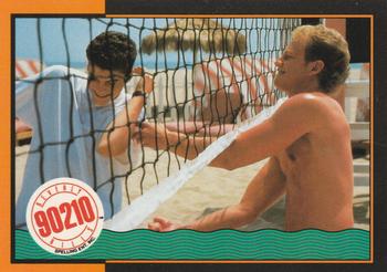 1991 Topps Beverly Hills 90210 #73 Horsing Around Front