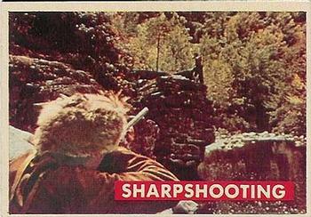 1956 Topps Davy Crockett Green Back (R712-1a) #13A Sharpshooting Front