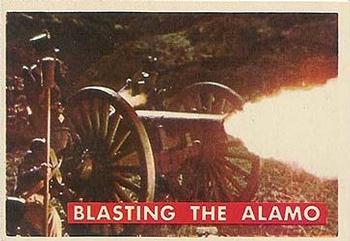 1956 Topps Davy Crockett Green Back (R712-1a) #54A Blasting the Alamo Front