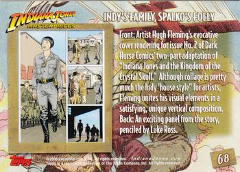 2008 Topps Indiana Jones Masterpieces #68 Indy's Family, Spalko's Folly Back