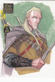 2008 Topps Lord of the Rings Masterpieces II #42 Legolas of Mirkwood Front