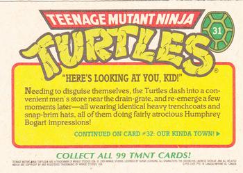 1989 O-Pee-Chee Teenage Mutant Ninja Turtles #31 