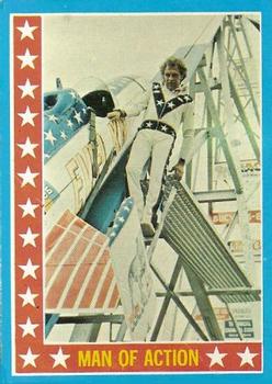 1974 Topps Evel Knievel #40 Man of Action Front