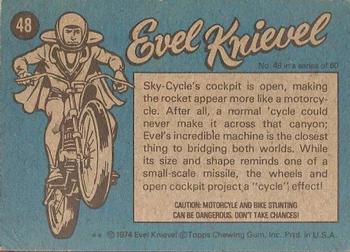 1974 Topps Evel Knievel #48 