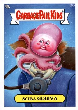 2014 Topps Garbage Pail Kids Series 1 #36b Scuba Godiva Front