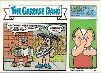 1988 Topps Garbage Pail Kids Series 12 #498b Piston Pete Back