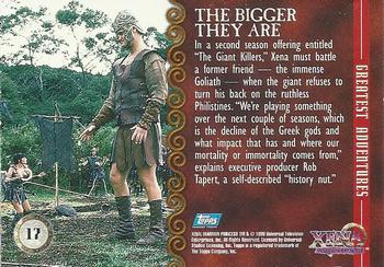 1998 Topps Xena: Warrior Princess #17 The Bigger They Are Back