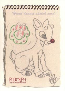 2001 Dart Rudolph the Red-Nosed Reindeer Test Issue - Sketches #NNO Art by BB Front