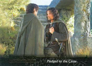2001 Topps Lord of the Rings: The Fellowship of the Ring #74 Pledged to the Cause Front