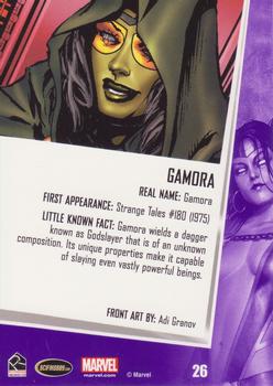 2013 Rittenhouse Women of Marvel Series 2 #26 Gamora Back