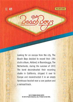 2013 Panini The Beach Boys #41 The Beach Boys Back