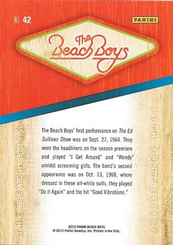 2013 Panini The Beach Boys #42 The Beach Boys Back