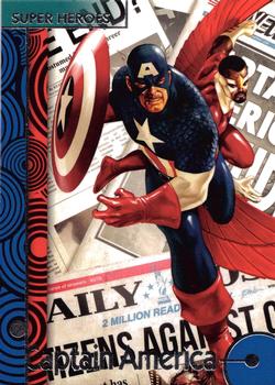 2013 Fleer Retro Marvel  #5 Captain America Front