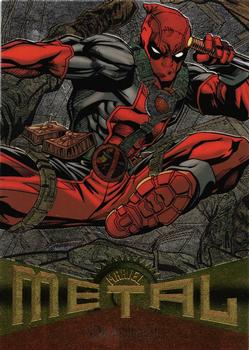 2013 Fleer Retro Marvel  - Metal #27 Deadpool Front