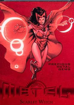 2013 Fleer Retro Marvel  - Precious Metal Gems Red #15 Scarlet Witch Front